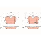 TRW Bremsbelagsatz, Scheibenbremse COTEC GDB1333