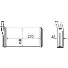 Mahle Wärmetauscher, Innenraumheizung BEHR AH 63 000S Mahle Wärmetauscher, Innenraumheizung BEHR AH 63 000S