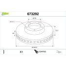 Bremsscheibe 673292
