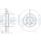 Bremsscheibe BG3965 Bremsscheibe BG3965
