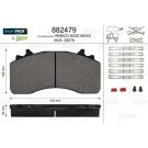 Valeo Bremsbelagsatz, Scheibenbremse SMARTPACK 882479