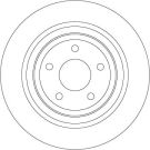 TRW Bremsscheibe DF6872