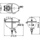 Ausgleichsbehälter, Kühlmittel CRT 209 000S Ausgleichsbehälter, Kühlmittel CRT 209 000S