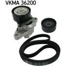 SKF Keilrippenriemensatz VKMA 36200