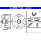 Bremstrommel 24.0218-0724.2