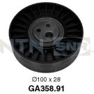 NTN-SNR Spannrolle, Keilrippenriemen GA358.91