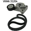 SKF Keilrippenriemensatz VKMA 31204