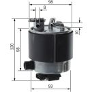BOSCH Kraftstofffilter F 026 402 126