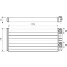 Wärmetauscher, Innenraumheizung 811627 Wärmetauscher, Innenraumheizung 811627