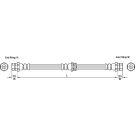 Metzger Bremsschlauch 4110248
