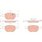 TRW Bremsbelagsatz, Scheibenbremse COTEC GDB1532
