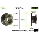 Bremsscheibe 187279 Bremsscheibe 187279