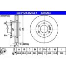 ATE Bremsscheibe 24.0128-0203.1
