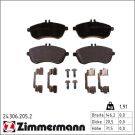 Zimmermann Bremsbelagsatz, Scheibenbremse 24306.205.2