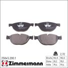 Zimmermann Bremsbelagsatz, Scheibenbremse 25045.200.1