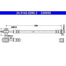 Bremsschlauch 24.5142-0290.3 Bremsschlauch 24.5142-0290.3