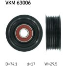 SKF Umlenk-/Führungsrolle, Keilrippenriemen VKM 63006
