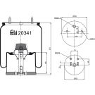 FEBI BILSTEIN 20341 Federbalg, Luftfederung