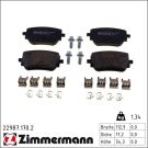 Zimmermann Bremsbelagsatz, Scheibenbremse 22987.170.2