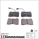 Zimmermann Bremsbelagsatz, Scheibenbremse 23092.160.1