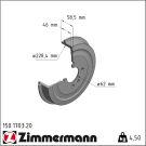 Zimmermann Bremstrommel Coat Z 150.1703.20