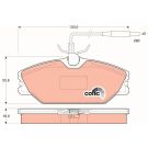 TRW Bremsbelagsatz, Scheibenbremse COTEC GDB1030