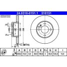 Bremsscheibe 24.0310-0151.1