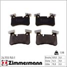 Zimmermann Bremsbelagsatz, Scheibenbremse 24733.150.1