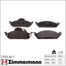 Zimmermann Bremsbelagsatz, Scheibenbremse 23193.165.1