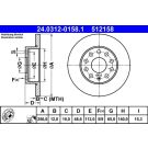 Bremsscheibe 24.0312-0158.1