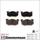 Zimmermann Bremsbelagsatz, Scheibenbremse 20974.110.1