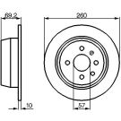 BOSCH Bremsscheibe 0 986 478 086