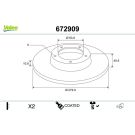 Bremsscheibe 672909