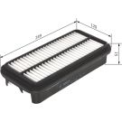 BOSCH 1 457 433 957 Luftfilter