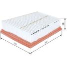 BOSCH F 026 400 386 Luftfilter