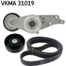 SKF Keilrippenriemensatz VKMA 31019