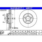 Bremsscheibe 24.0125-0117.1