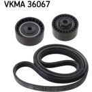 SKF Keilrippenriemensatz VKMA 36067