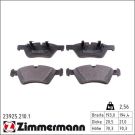 Zimmermann Bremsbelagsatz, Scheibenbremse 23925.210.1