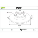 Bremsscheibe 672731 Bremsscheibe 672731