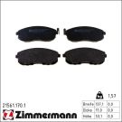 Zimmermann Bremsbelagsatz, Scheibenbremse 21561.170.1