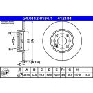 Bremsscheibe 24.0112-0184.1