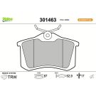 Valeo Bremsbelagsatz, Scheibenbremse ESSENTIAL 301463