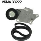 SKF Keilrippenriemensatz VKMA 33222