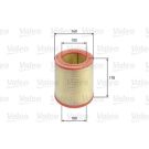 Valeo Luftfilter 585618