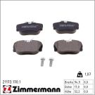 Zimmermann Bremsbelagsatz, Scheibenbremse 21173.170.1