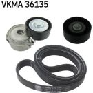 SKF Keilrippenriemensatz VKMA 36135