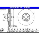Bremsscheibe 24.0128-0210.1
