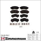 Zimmermann Bremsbelagsatz, Scheibenbremse 23490.150.1