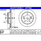 Bremsscheibe 24.0117-0104.1